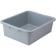 Winco PLW-7G  21" x 17" Heavy-Duty Gray Plastic Dish Box