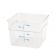Winco PTSC-12 12 Qt. Polypropylene Square Food Storage Container