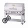 Crown Verity RCB-48RDP-SI 46" Pro Series Outdoor Rental Grill with Single Gas Connection and Roll Dome Package