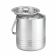 Tablecraft RIB76 7" x 6" x 6-1/2" Stainless Steel Double Wall Room Service Ice Bucket