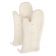 Ritz CLTTSBOM7BE Chef's Line Beige 17" Silicone Lined Terry Elbow Length Oven Mitt With Steam Barrier