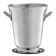 Tablecraft RWB119 Remington 8.75" dia. x 9.75" Stainless Steel Round Double Wall Bucket with Handles