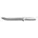 Dexter Russell 13553 Sani-Safe 8" Scalloped Edge Utility Slicer with High-Carbon Steel Blade and White Handle