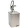 San Jamar P4800 Frontline Countertop Single Condiment Dispenser with Metal Finish Pump