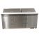 Empura E-KSP72 72" Sandwich/Salad Table Refrigerator Stainless Steel With 3 Solid Doors, 18 Pans And 11" Cutting Board - 18 Cu Ft, 115 Volts - (076354) SCRATCH AND DENT)
