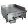 Saturn SG24-HD 24" HDC Series Countertop Stainless Steel Manual Control Natural Gas Heavy Duty Griddle With 2 Burners, 120,000 BTU