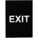 Winco SGN-805 Exit Stanchion Frame Sign