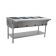 Eagle SHT4-NG 63-1/2” Stainless Steel Four-Well Natural Gas Hot Food Table With Undershelf - 14,000 BTU