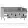 Southbend HDG-48_NAT Heavy-Duty 48” Thermostatic Counterline Natural Gas Griddle With 4 Burners - 120,000 BTU