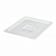 Winco SP7200S Poly-Ware 1/2 Size Solid Polycarbonate Food Pan Cover