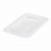 Winco SP7900S Poly-Ware 1/9 Size Solid Polycarbonate Food Pan Cover