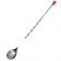 Spill Stop 1111-3-TK 11" Stainless Steel Bar Spoon with Twisted Handle Red Knob