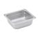 Winco SPJH-602 1/6 Size Standard Weight Anti-Jam Stainless Steel Steam Table / Hotel Pan - 2 1/2" Deep