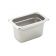 Winco SPJH-904 1/9 Size Standard Weight Anti-Jam Stainless Steel Steam Table / Hotel Pan - 4" Deep