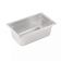 Winco SPJL-404 1/4 Size Standard Weight Anti-Jam Stainless Steel Steam Table / Hotel Pan - 4" Deep