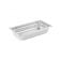 Winco SPJM-302 2 1/2" Third Size Solid Anti-Jam Steam Table Pan / Hotel Pan - 24 Gauge