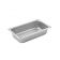 Winco SPQ2 2 1/2" Quarter Size Solid Steam Table Pan / Hotel Pan - 25 Gauge