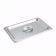 Winco SPSCQ 1/4 Size Stainless Steel Solid Steam Table / Hotel Pan Cover