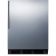 Summit FF63BKBISSHVADA 32" x 23.63" x 23" Black Stainless Steel Undercounter ADA Refrigerator with Stainless Steel Handle - 5.5 Cu. Ft., 115V
