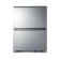Summit SPR627OS2D 34" x 23.63" x 23.63" Stainless Steel Undercounter Refrigerator with Two Sliding Drawers - 3.4 Cu. Ft, 115 Volts