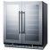 Summit SWC3066B 34.38" x 29.5" x 22.5" Glass Wine Cellar with 46-66 Bottle Capacity - 115 Volts