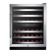 Summit SWC530BLBISTADA 32" x 23.63" x 23.38" Dual Zone ADA Wine Cellar Refrigerator with 46 Bottle Capacity - 115 Volts