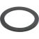 T&S Brass 010382-45 Rubber 4 3/8" Wide Gasket for 3 1/2" Waste Drain Valve With 3 7/16" Inside Diameter