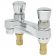 T&S Brass B-0831-VF05 Vandal-Resistant 0.5 GPM Deck-Mount 4 Inch Centerset ADA Compliant Self-Closing Metering Faucet With Push-Button Caps