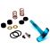 T&S Brass B-1255 Repair Parts Kit For Old-Style Glass Filler With Lever Arm, Washers, Springs, Nuts, And Screws