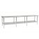 Eagle Group T24144EM 24" x 144" Stainless Steel 14 Gauge Work Table with Galvanized Undershelf