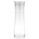 Tablecraft 10111 1-1/4 quart Gravity Flow Clear Plastic Carafe with Strainer