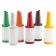 Tablecraft 10285A Complete Pourmaster Set of One Quart Cocktail Containers with One-Piece Neck/Spouts and Color-Coded Bases