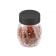 Tablecraft 10329 6 Ounce Plastic Shaker with Black Flip Top Lid