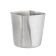 Tablecraft 10676 13 oz Square Brushed Stainless Steel Fry Cup