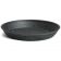 Tablecraft 13759BK 9" Black Polypropylene Round Diner Platter / Fast Food Basket