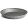 Tablecraft 13759GM 9" Gunmetal Gray Polypropylene Round Diner Platter / Fast Food Basket