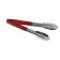 Tablecraft 3774REU 9-1/2" One Piece Vinyl-Coated Tongs with Red Handle