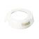 Tablecraft CB2 Imprinted White Plastic Salad Dressing Dispenser Collar with "French" Beige Lettering
