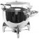 Tablecraft CW40178 Stainless Steel 11 Qt Quickview Soup Fuel Chafer with Window