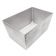 Tablecraft CW5026N Simple Solutions™ Silver Cast Aluminum 9-1/2" x 6-3/8" x 5" Food Pan, 4.25 qt