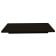 Tablecraft CW6430BK Versa-Tile 21 5/8" x 13 1/2" x 1 5/8" Black Solid Single Well High Temp Cutting Board Carving Station Template