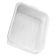 Tablecraft DBF1529 White 21" x 16" x 5" Perforated Plastic Freezer Safe Drain Box