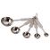 Tablecraft H722A 5 Piece Stainless Steel Measuring Spoon Set