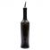 Tablecraft H934 17 oz. Luna Dark Green Glass Bottle with Stainless Steel Pourer