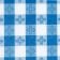 Winco TBCO-70B 70" x 52" Blue Checkered Vinyl Tablecloth