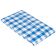 Winco TBCO-90B 90" x 52" Blue Checkered Vinyl Tablecloth