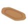 Tomlinson 1016984 Brown Walnut Finish 18" x 11" LOP-25 Wood Underliner For OP-25 Oblong Sizzle Platter