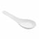 Town 22802 2/3 Oz. White Ceramic Chinese Soup Spoon