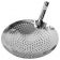 Town 32912 12" Diameter Perforated One-Piece Stainless Steel Mandarin Strainer With 5" Handle