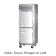 Traulsen G12001-ES 24.2 Cubic Feet, One Section, Half Height Doors Dealer's Choice Freezer